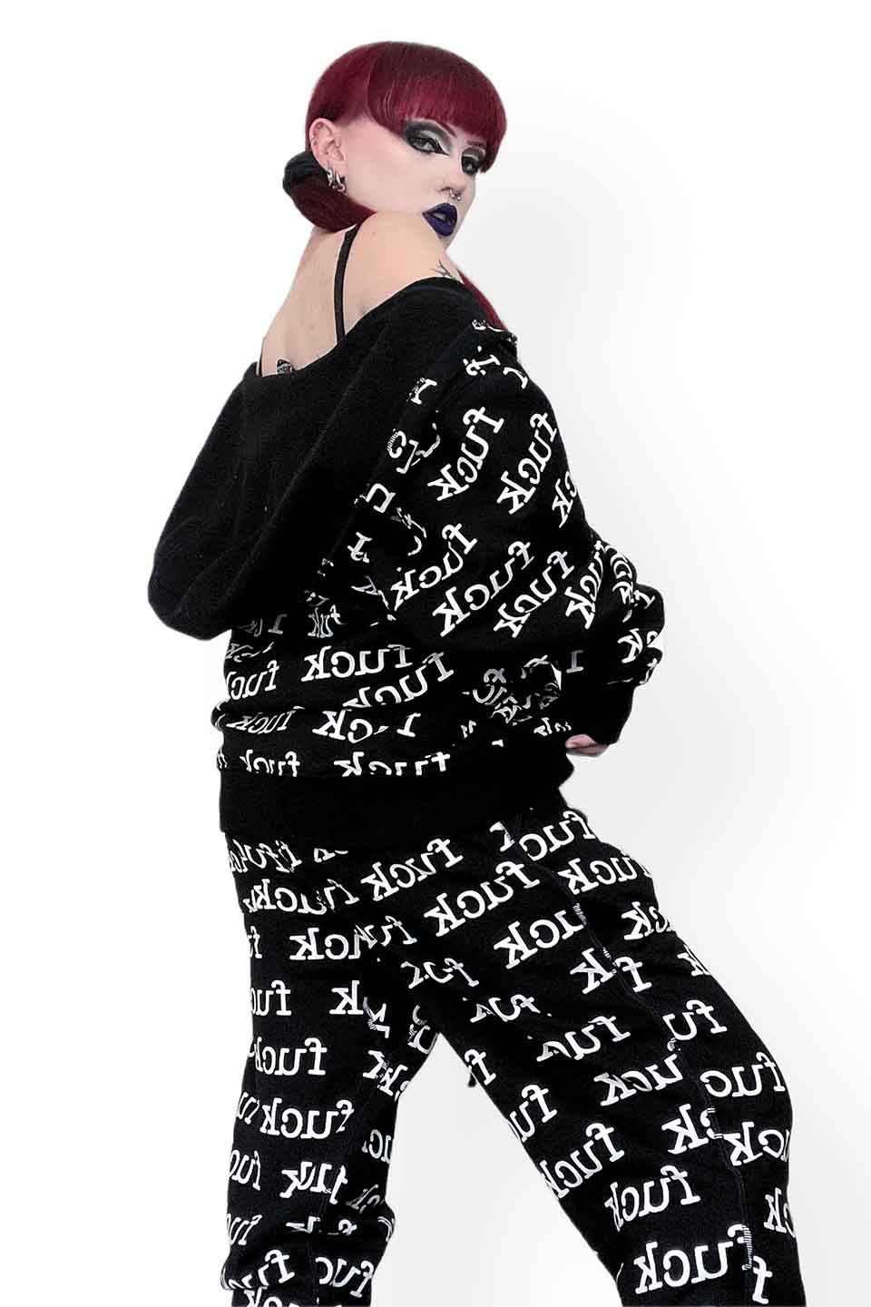Lip Service Fuck Hoodie - Image 4
