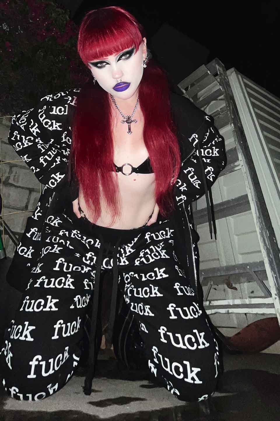 Lip Service Fuck Hoodie - Image 5