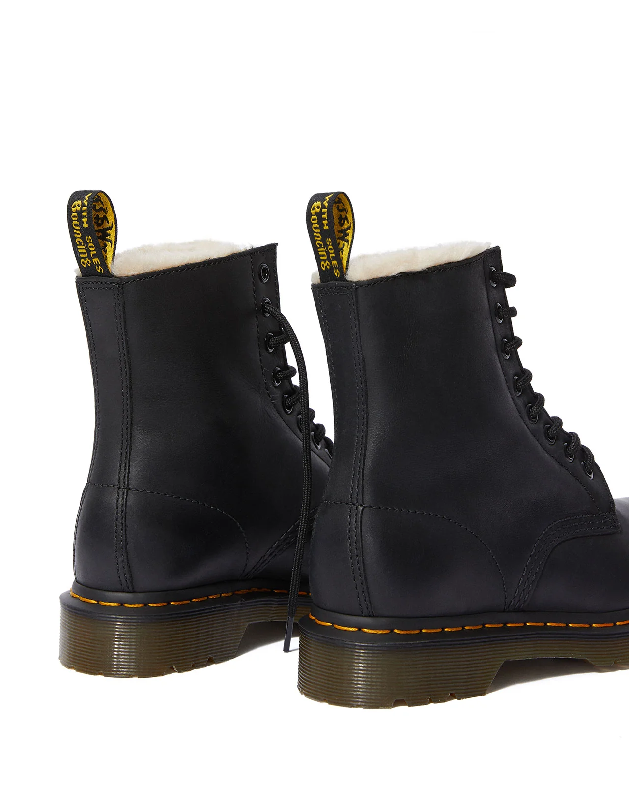 1460 Serena Black Burnished Wyoming Boots - Image 4
