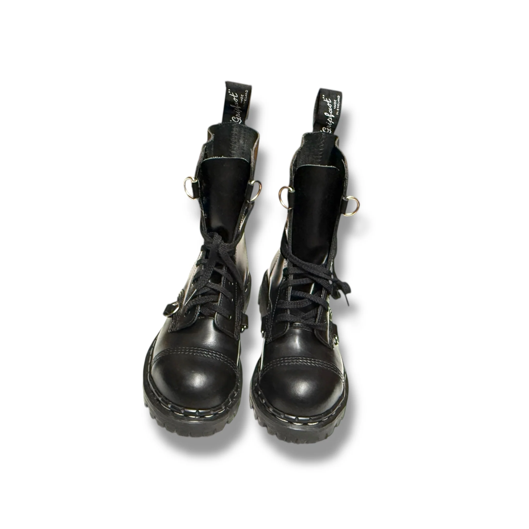 Gripfast Black Leather 10 Eye Steel Cap Boot - Image 2