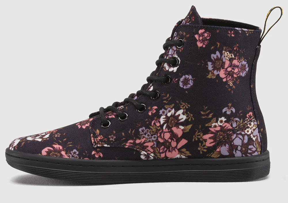 Hackney Wild Rose Canvas Boot - Image 4