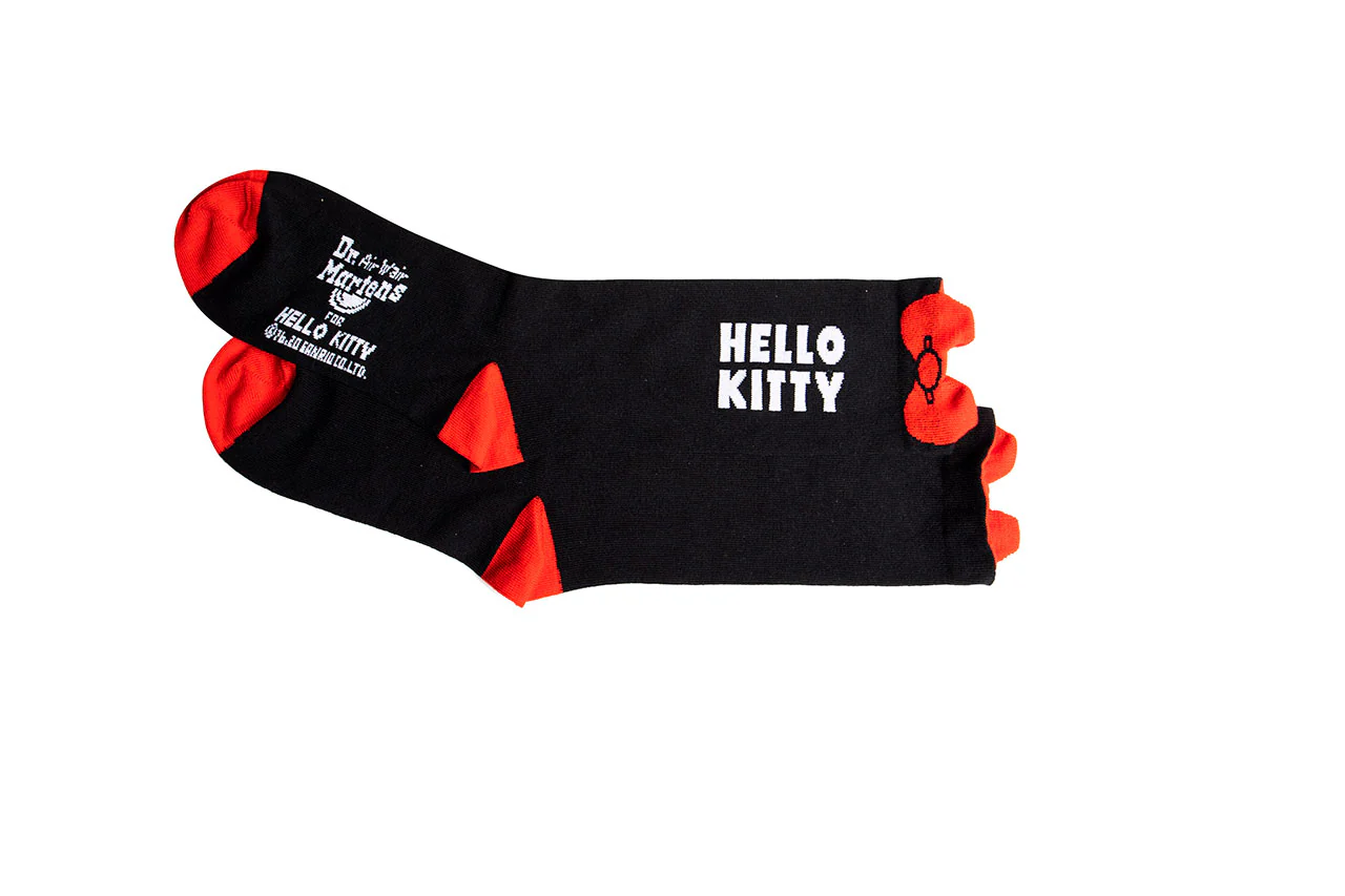 Hello Kitty Bow Socks (Black) - Image 4