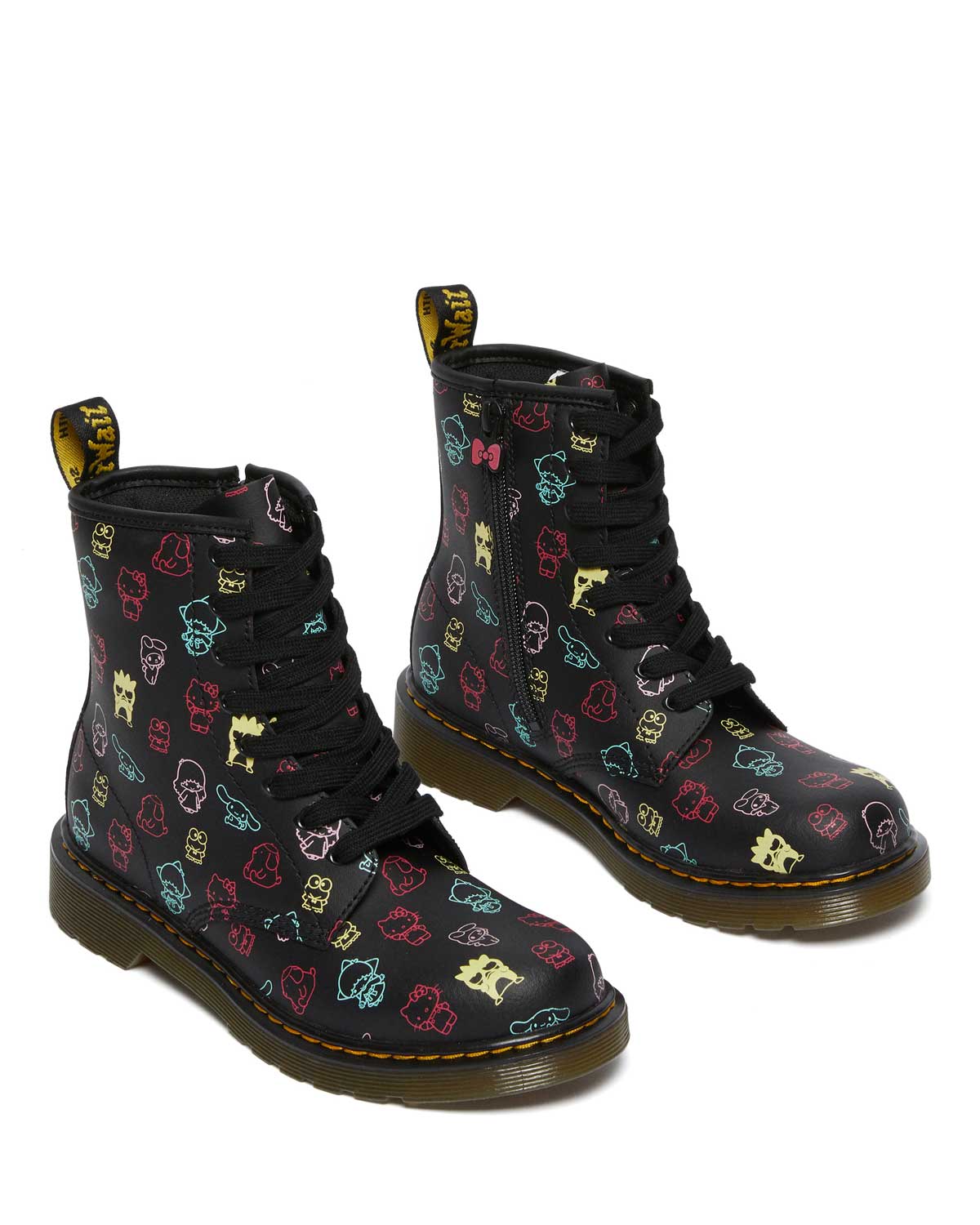 1460 Hello Kitty & Friends Black+Multi Hydro Leather Boot - Image 2