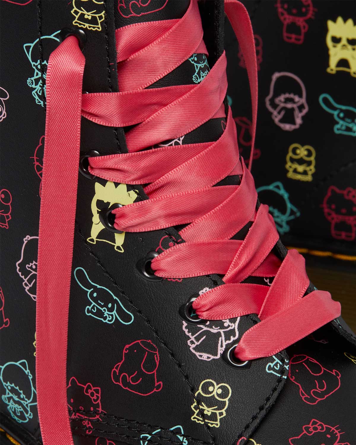 1460 Hello Kitty & Friends Black+Multi Hydro Leather Boot - Image 4