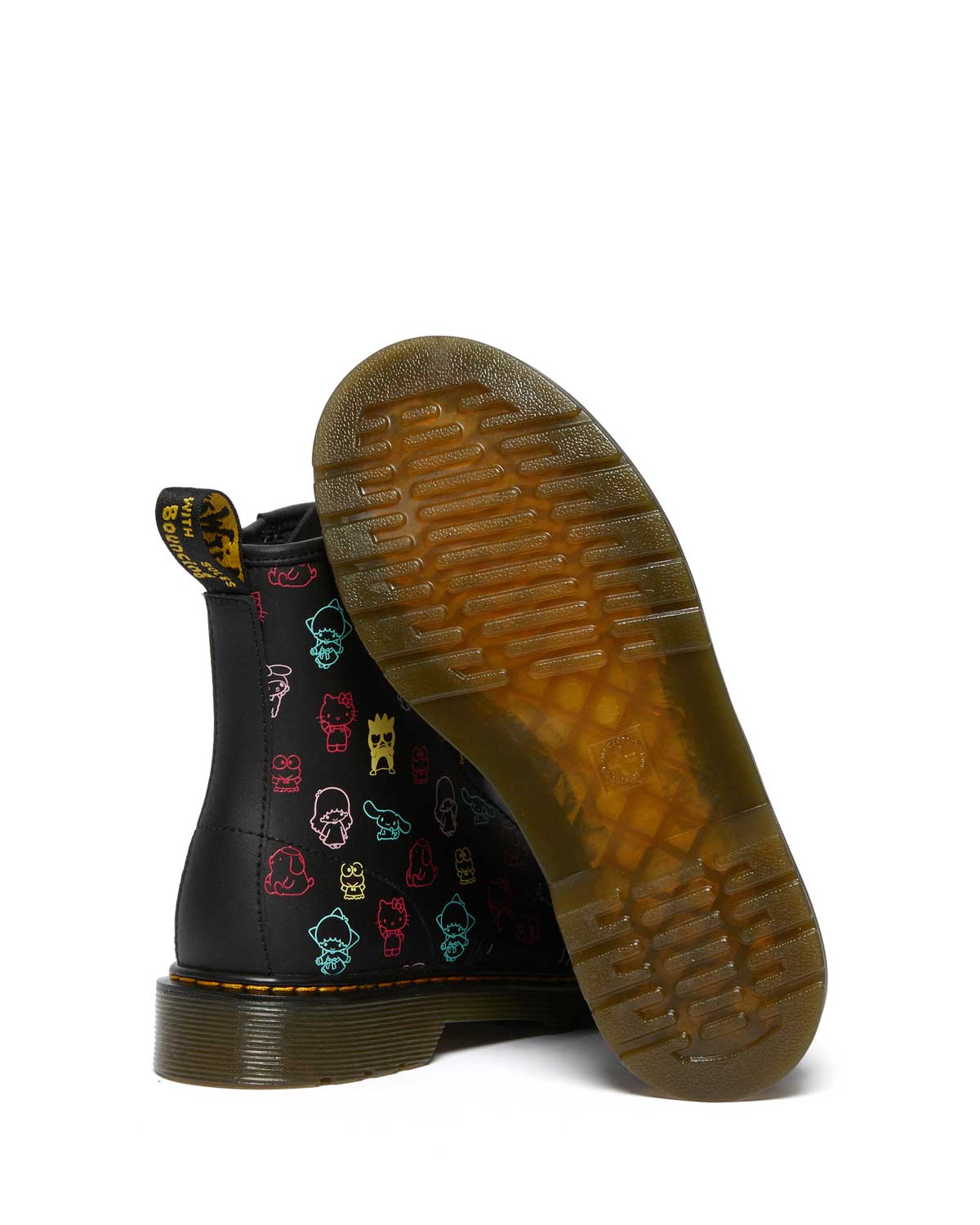 1460 Hello Kitty & Friends Black+Multi Hydro Leather Boot - Image 5