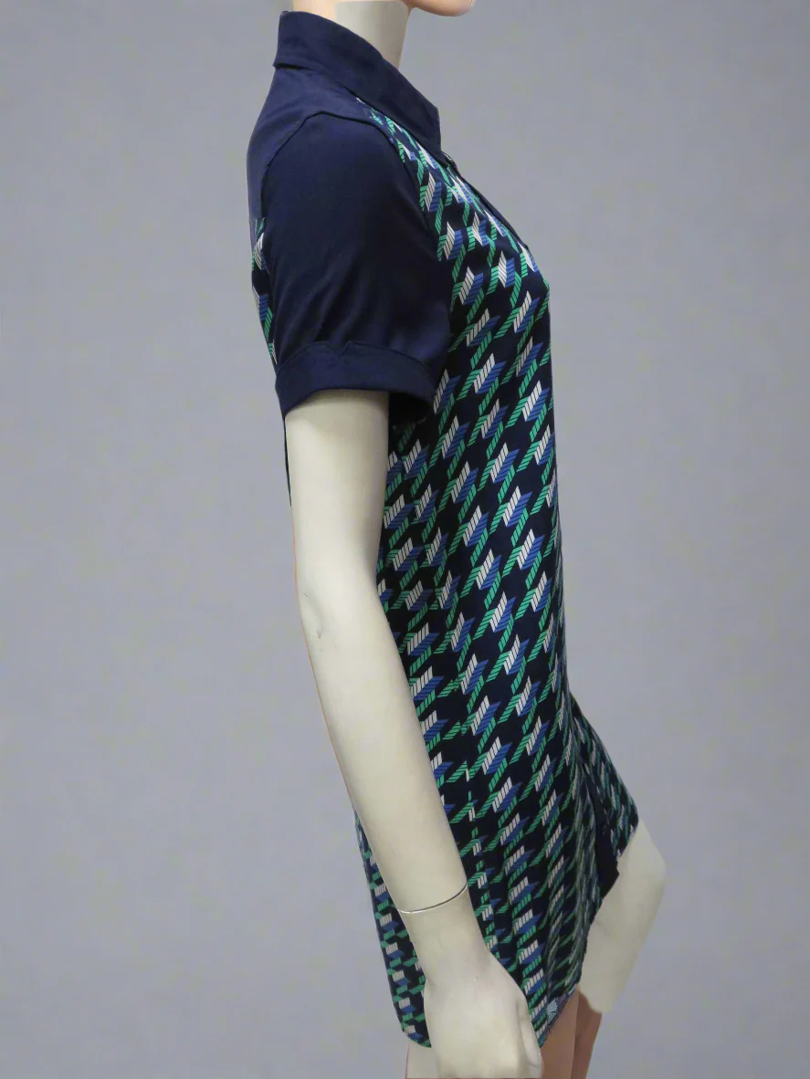 Fred Perry Graphic Houndstooth Shirt Dress - Image 3