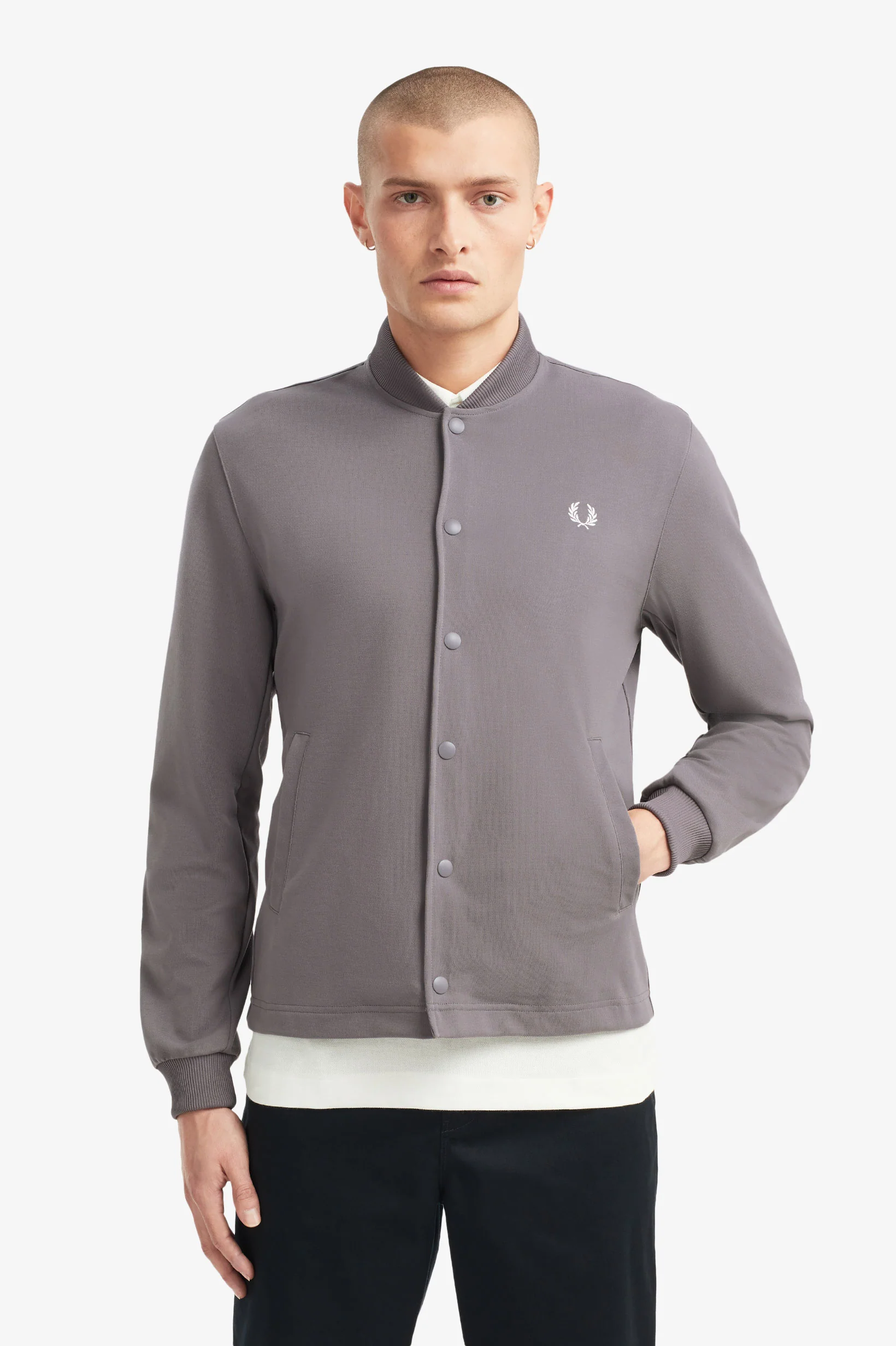 Iced Slate Bomber Jacket