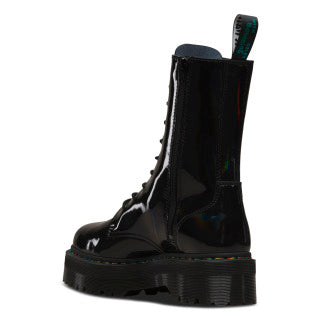 Jadon Hi Black Rainbow Patent Platform Boot - Image 6