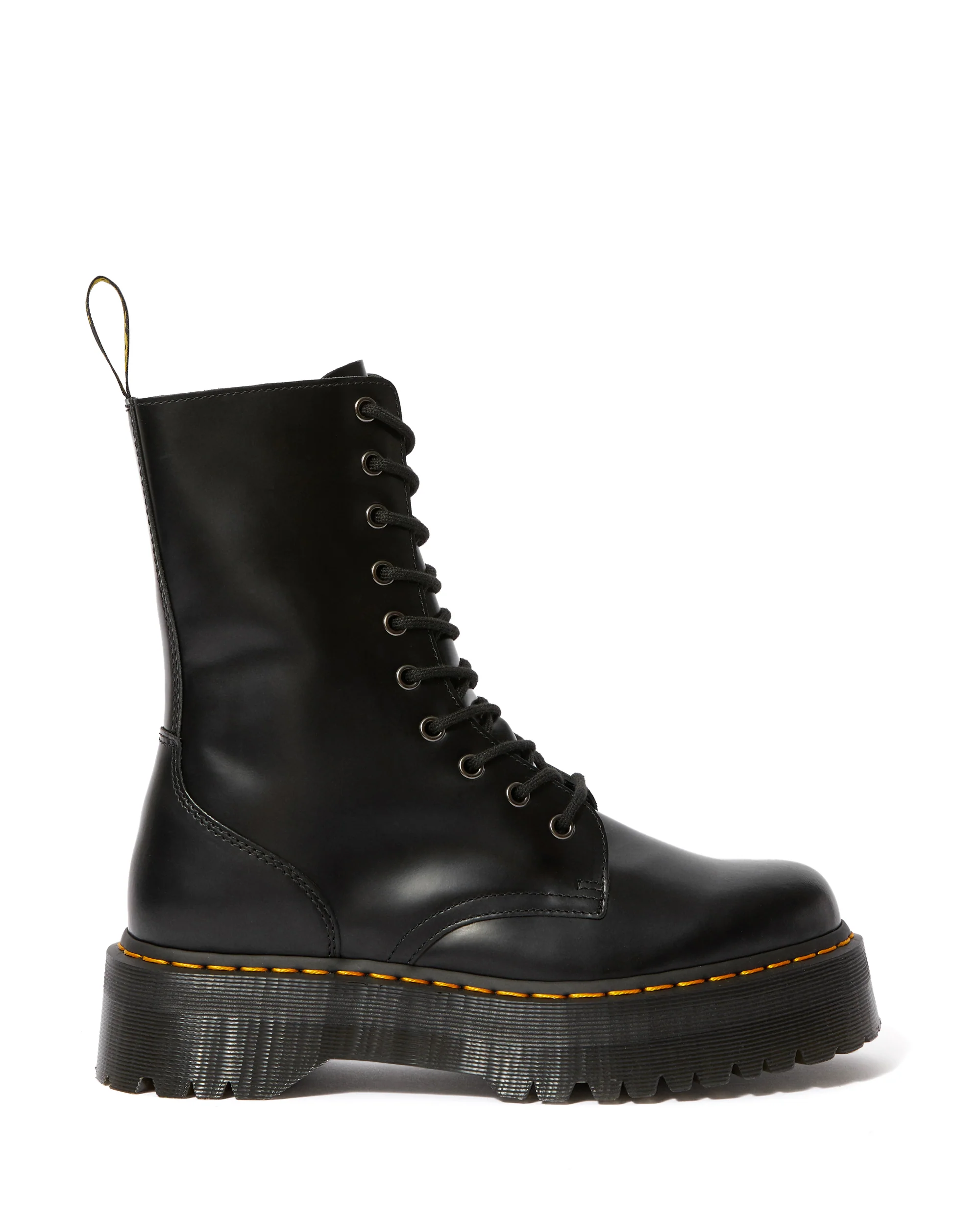 Jadon Hi Black Smooth Platform Boot - Image 5