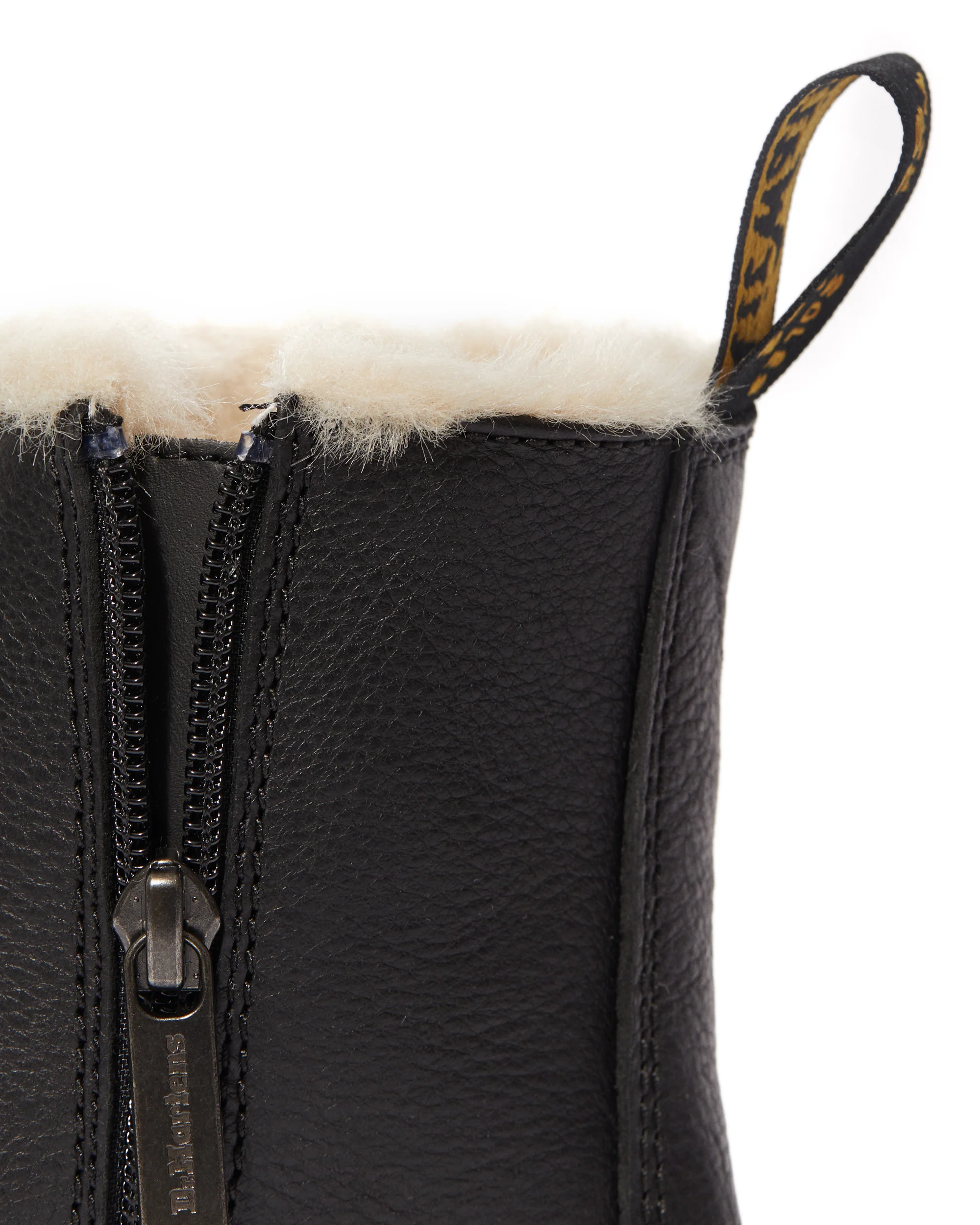 Jadon Fur Lined Black Pisa Platform Boots - Image 2