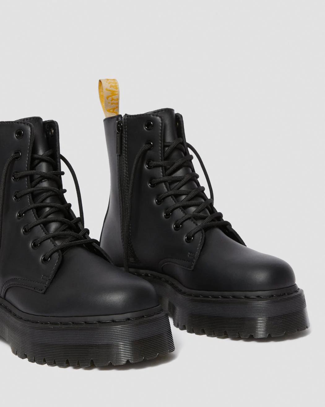 V Jadon Ii Mono Black Felix Rub Off Platform Boot - Image 3