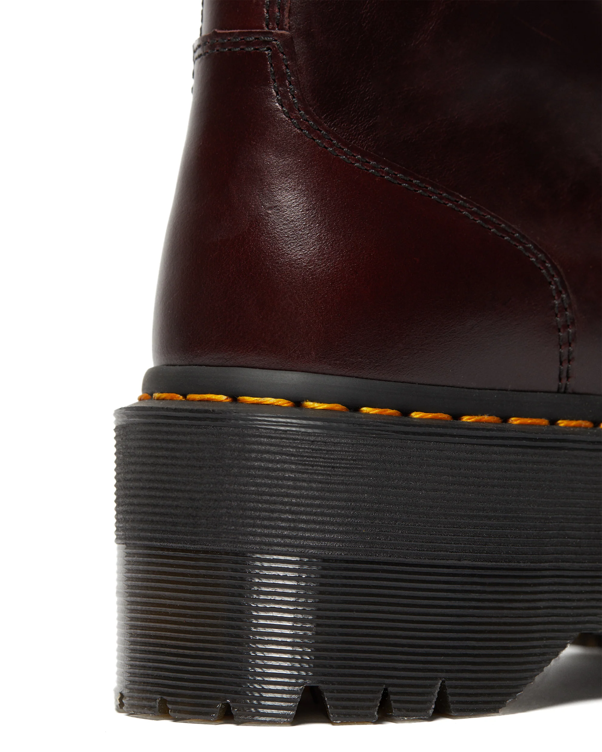 Jadon Max Oxblood Leather Platform Boots - Image 2