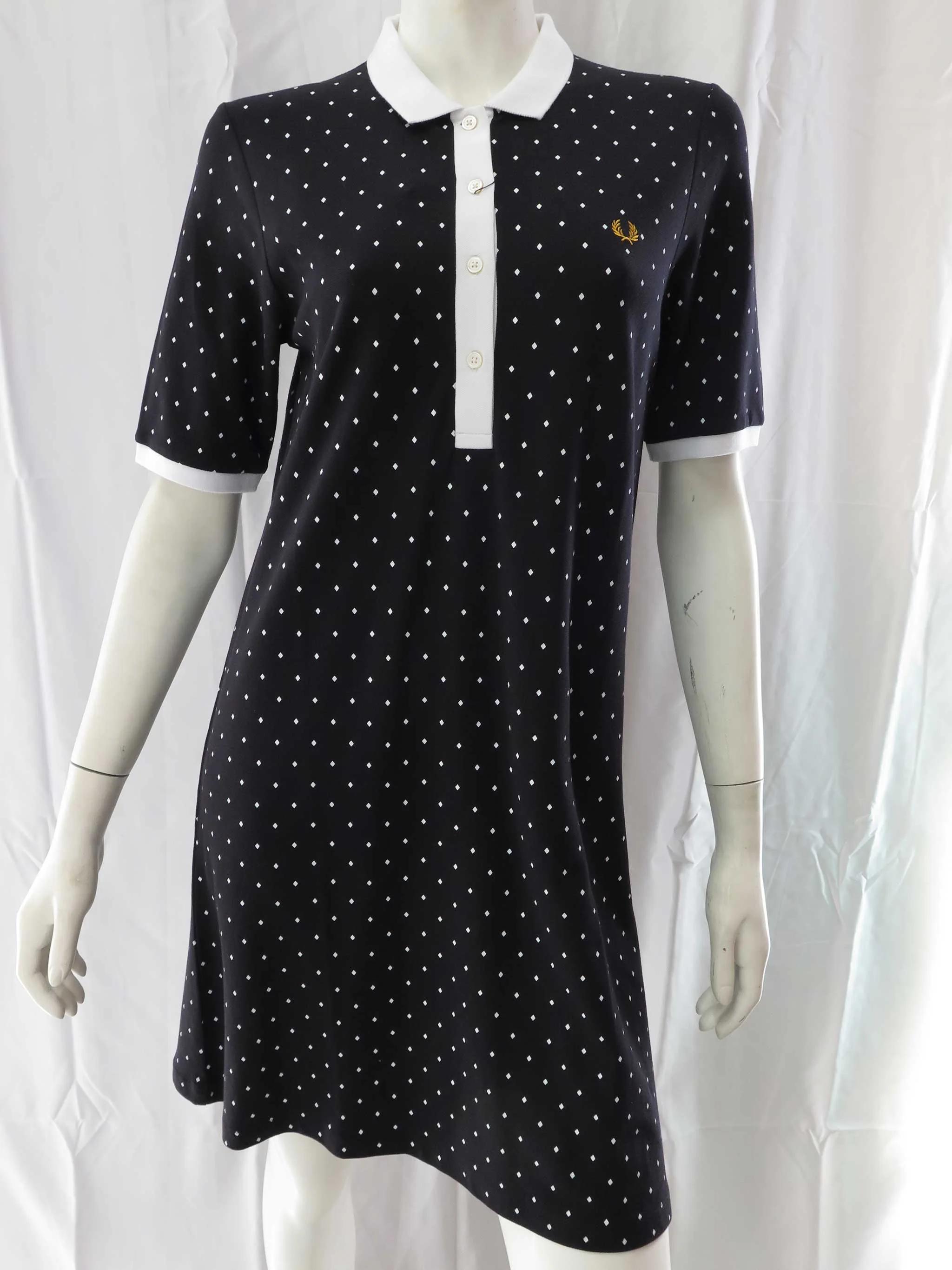 Fred Perry Diamond Print Dress