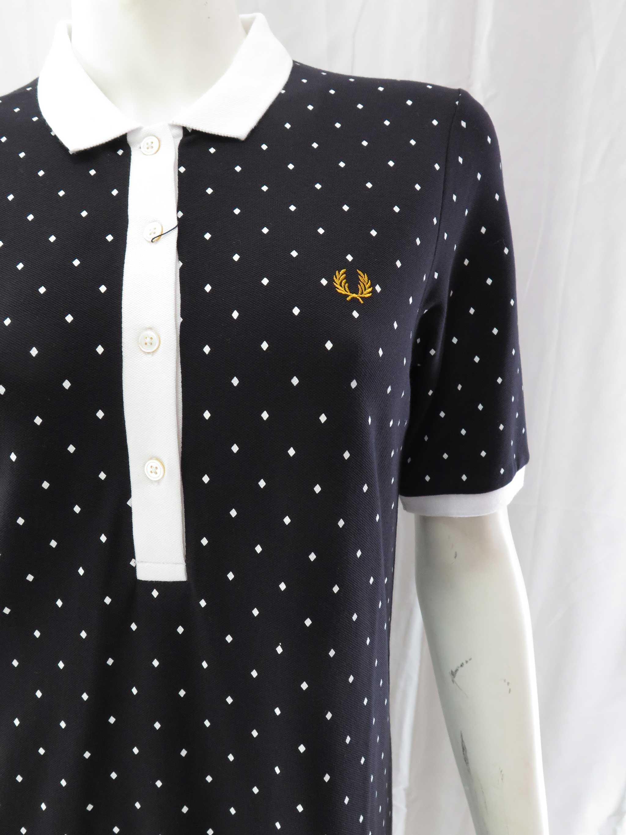 Fred Perry Diamond Print Dress - Image 2