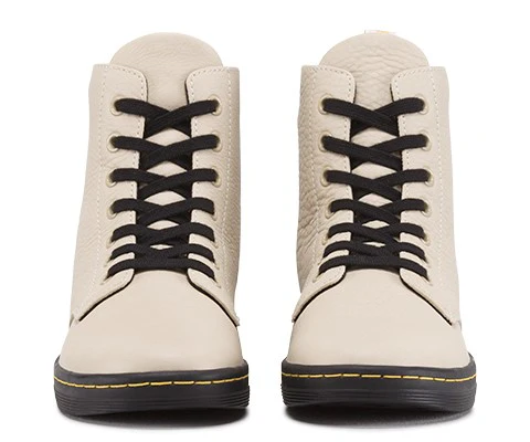 Leyton Ivory Elk Leather Lace Up Boot - Image 3