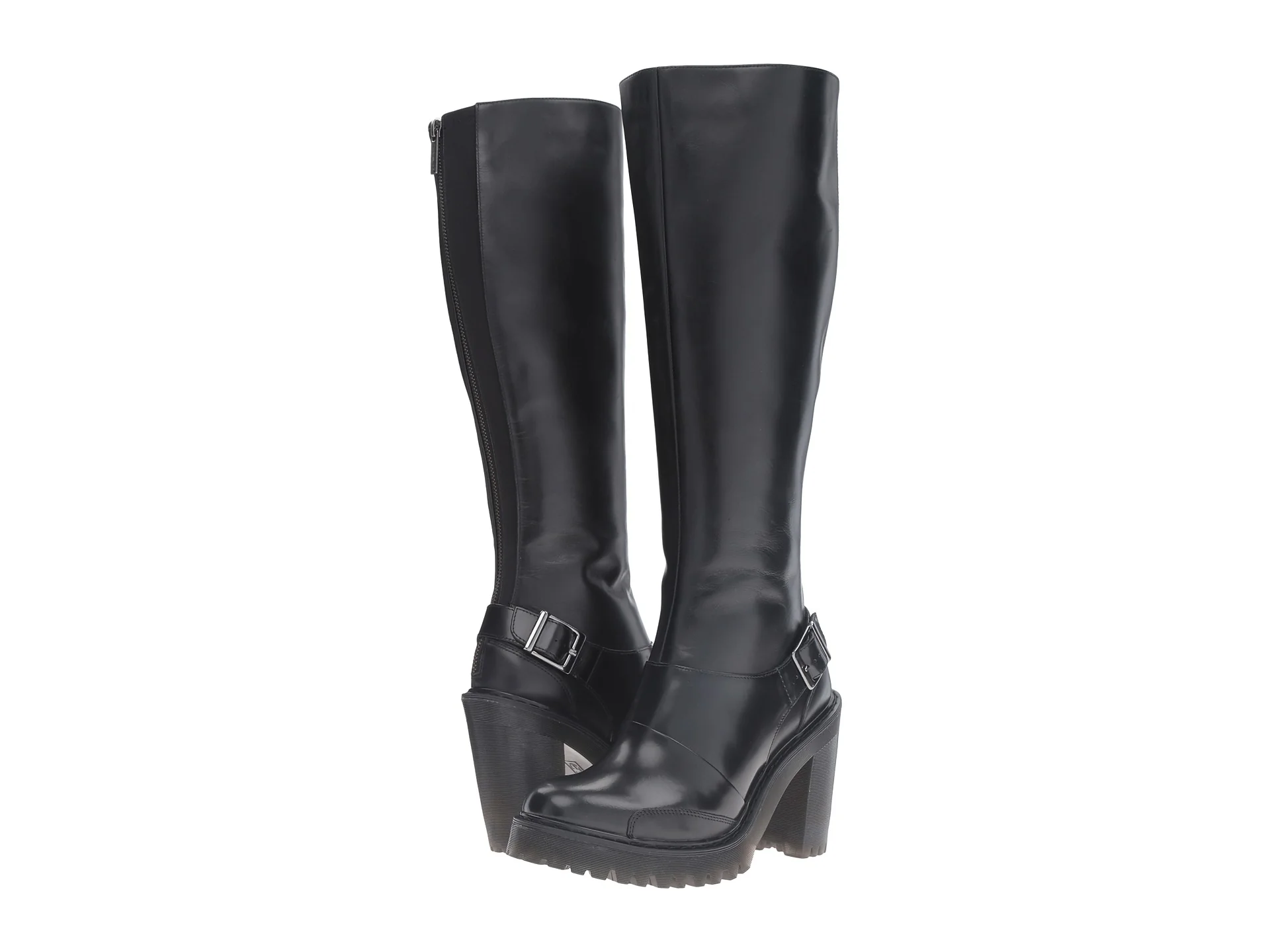 Lyanna Black Polished Buttero Boot - Image 2