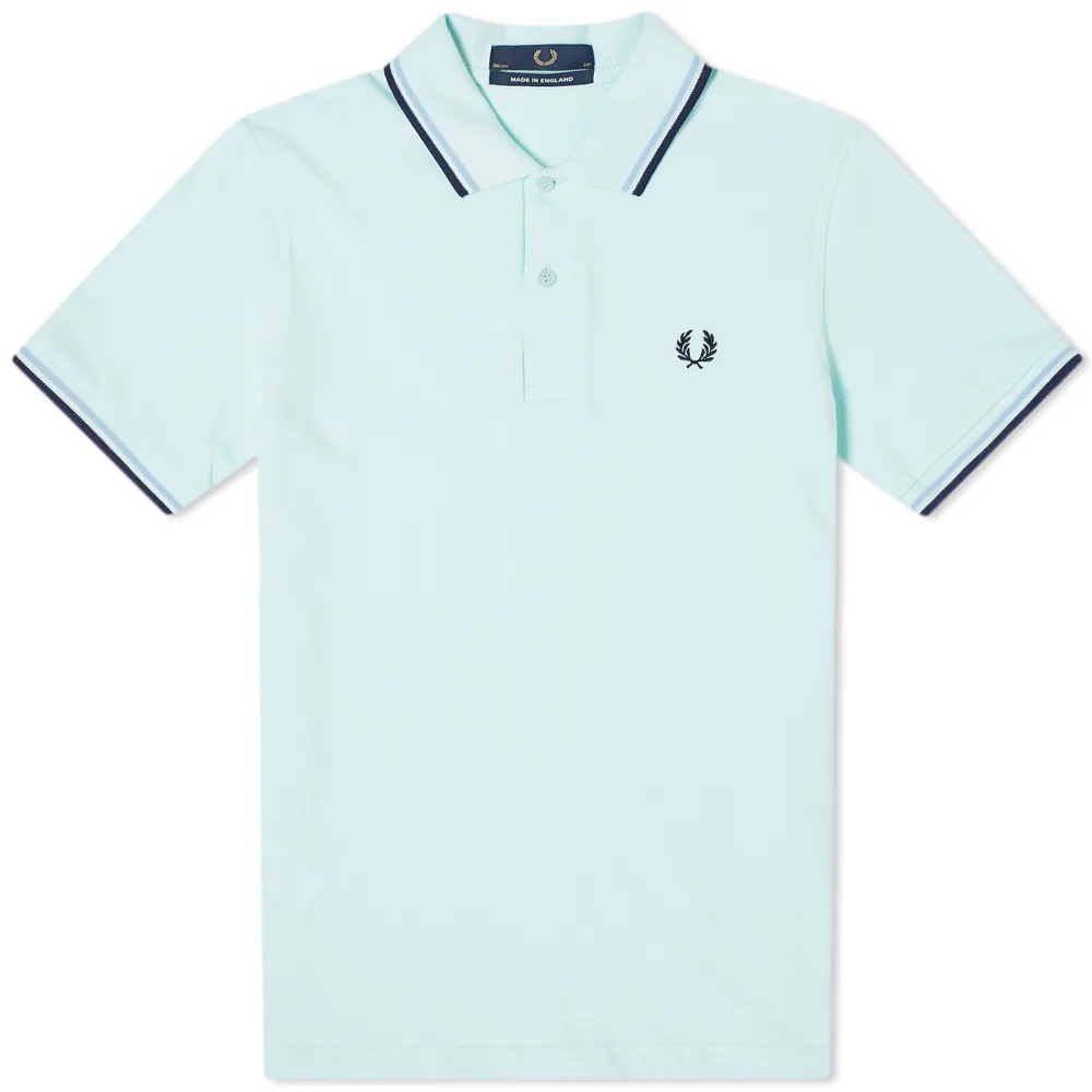 M12 Twin Tipped Fred Perry Shirt Made In England - Image 2