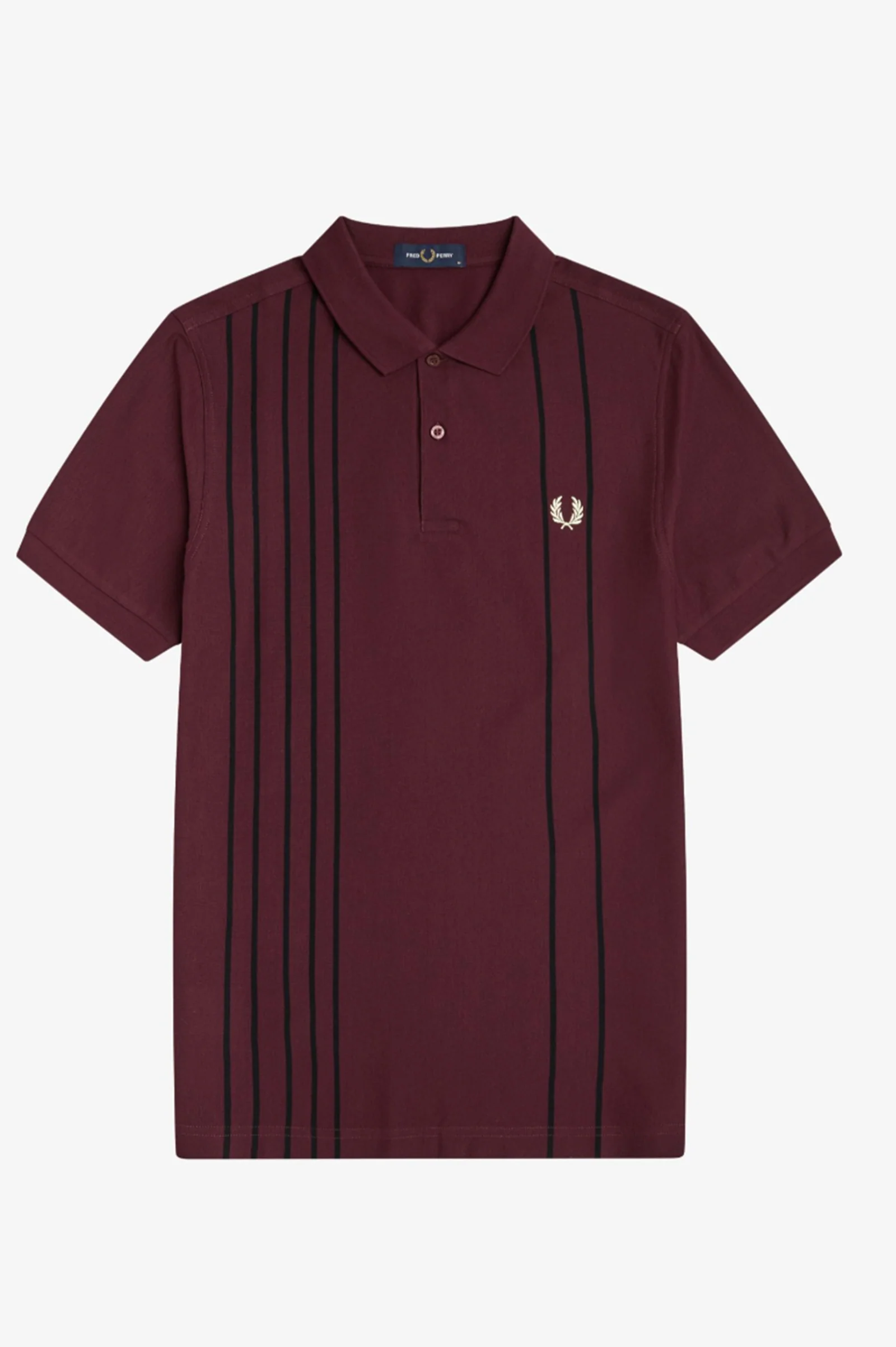 Mahagony Refined Stripe Polo Shirt