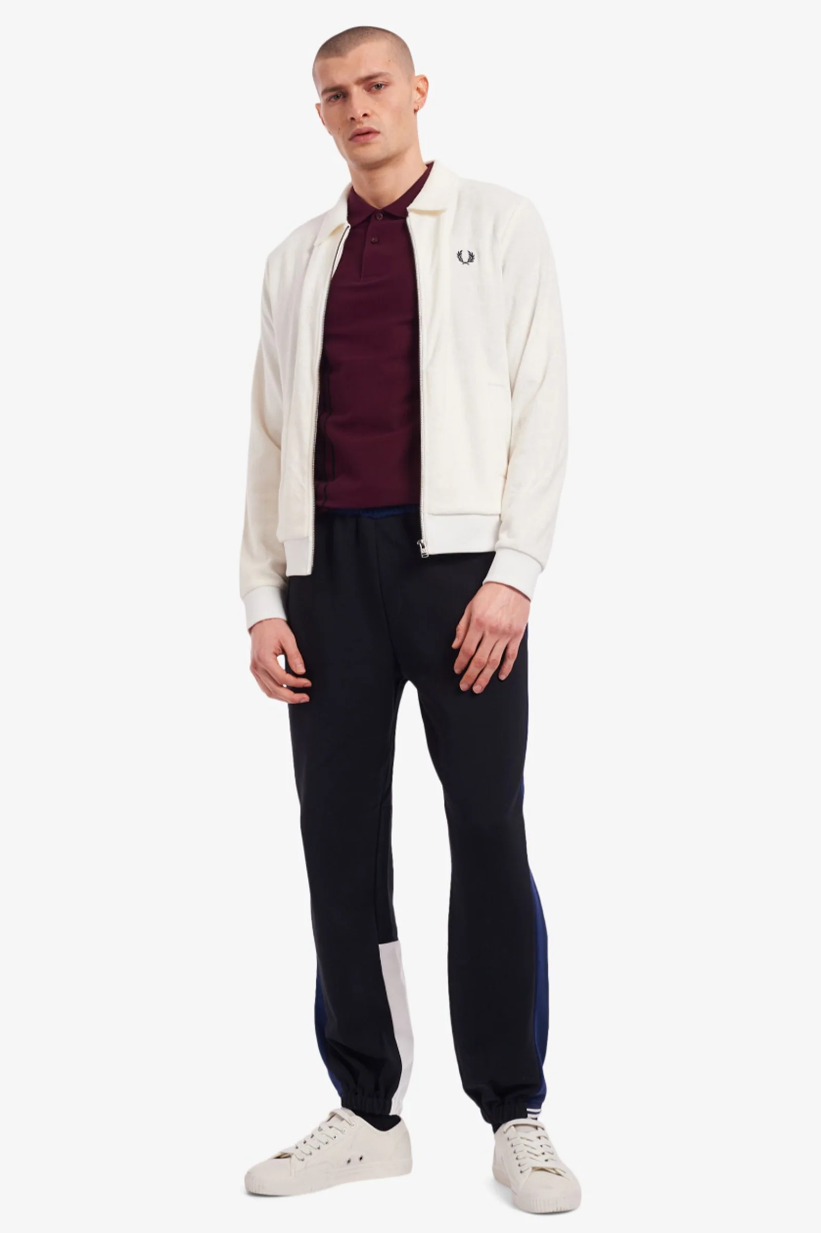 Mahagony Refined Stripe Polo Shirt - Image 4