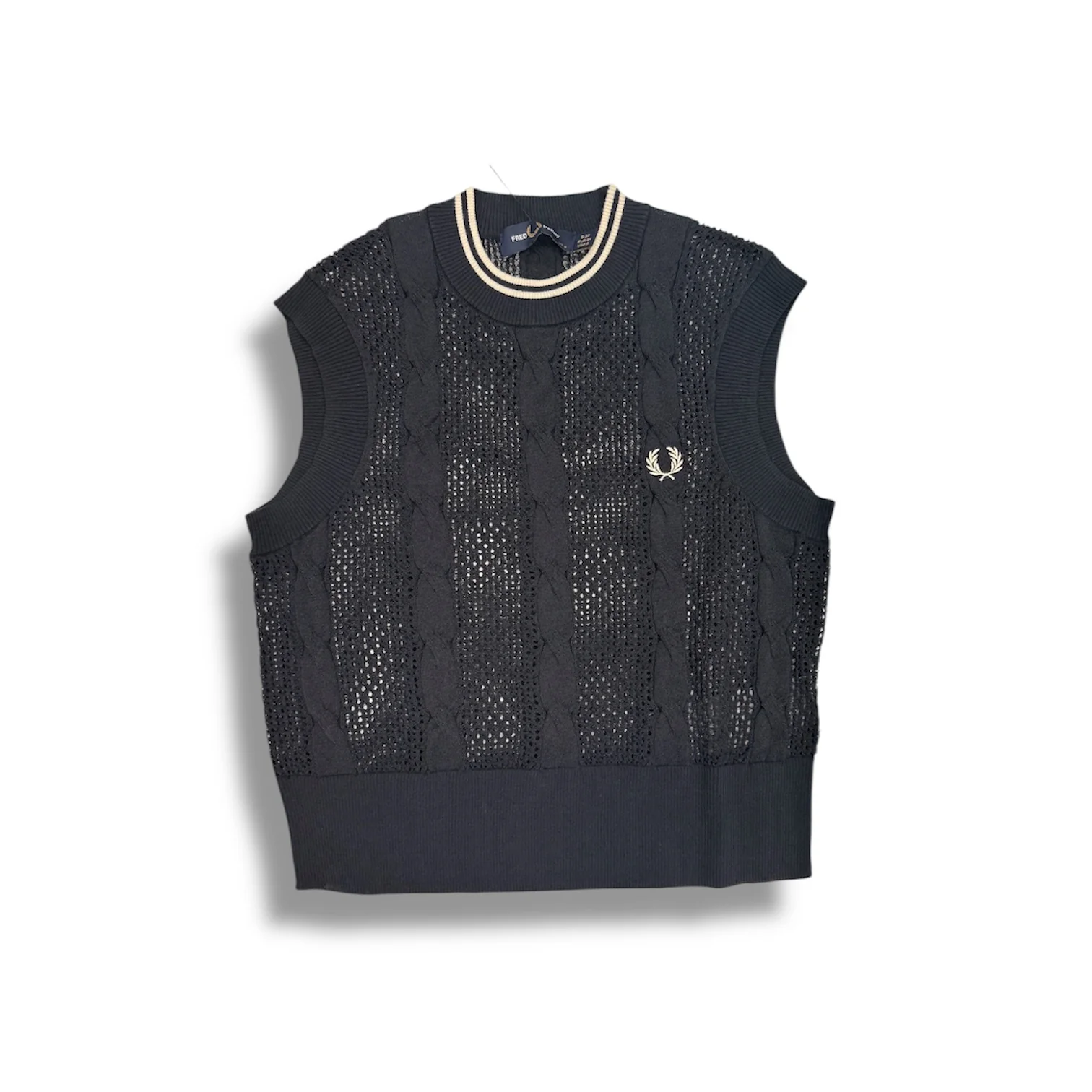 Mesh Cable Knit Tank