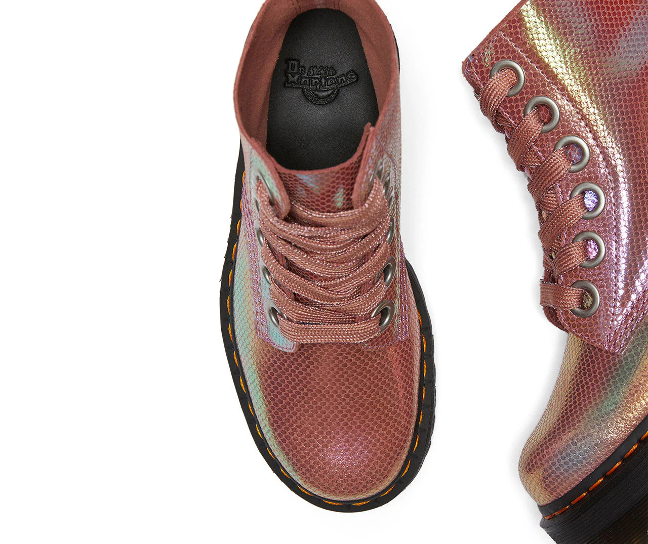 Molly Pink Iridescent Platform - Image 3