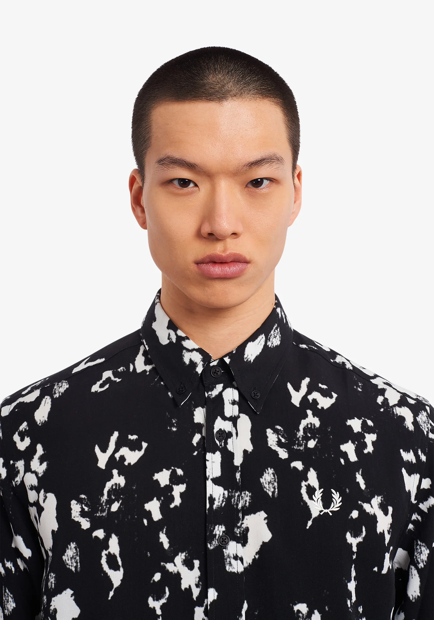 Monochrome Abstract Shirt - Image 5