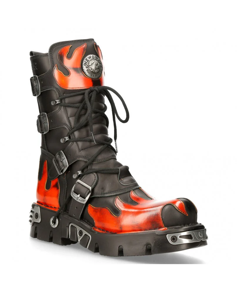 New Rock Boot Black Reactor M-591 - Image 2