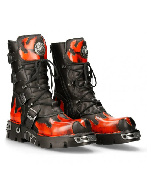 New Rock Boot Black Reactor M-591 - Image 3
