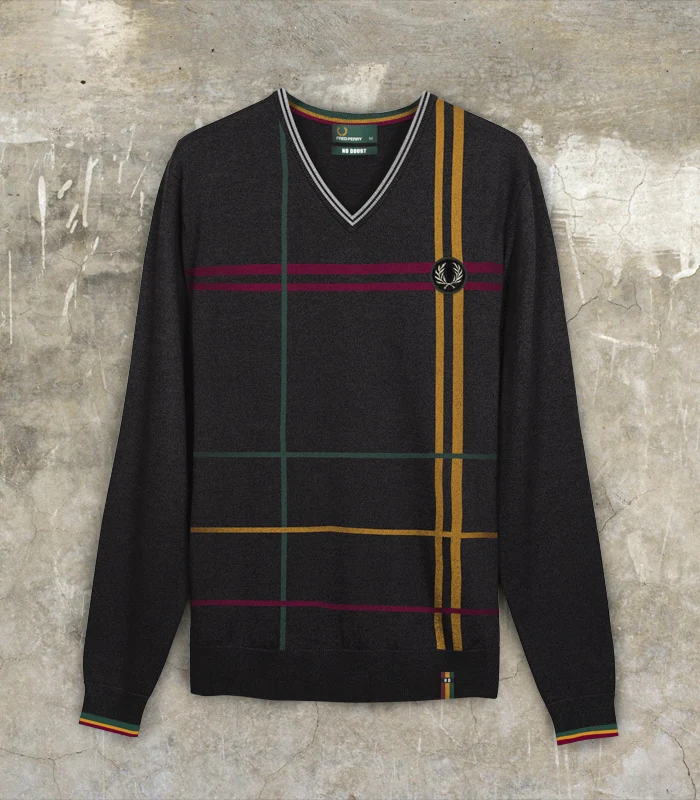 No Doubt X Fred Perry Twin Tipped V Neck Jumper
