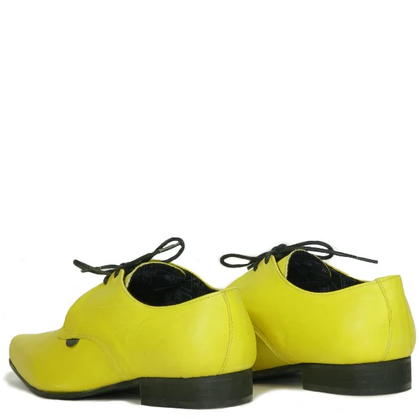 Underground Paul Winklepicker Yellow Shoes - Image 2