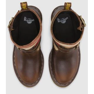 Pendleton Tan + Beige Biker Boots - Image 6