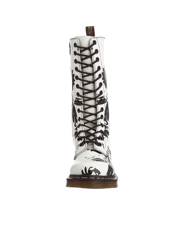 Petula Bloom White Lamper Boot - Image 2