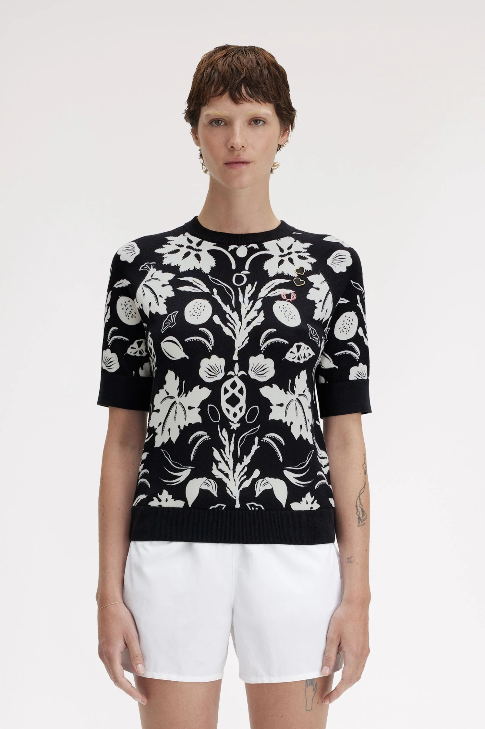Printed Knitted Top