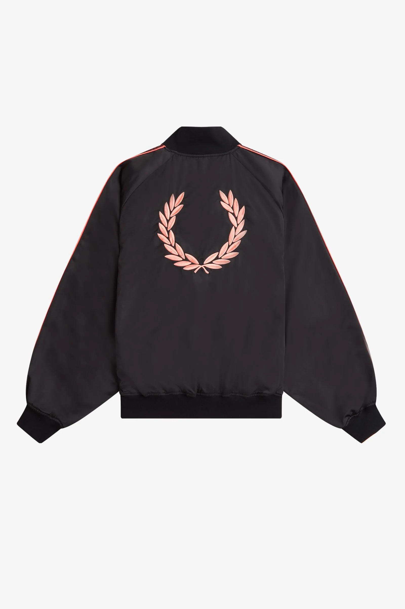 Amy Winehouse Black Printed Lining Bomber Jacket - Image 2