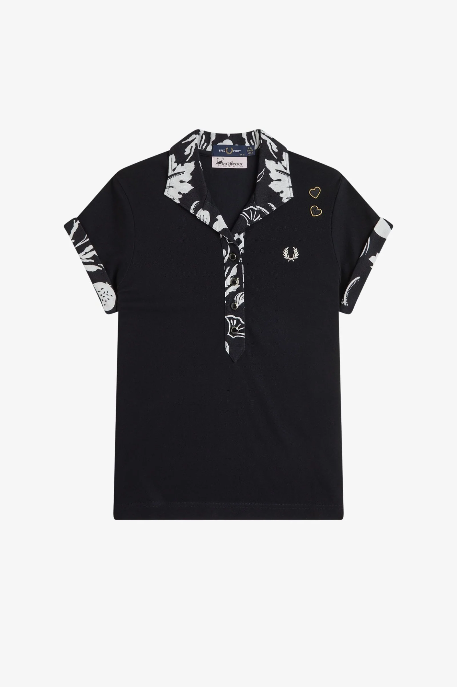 Printed Trim Polo Shirt - Image 2