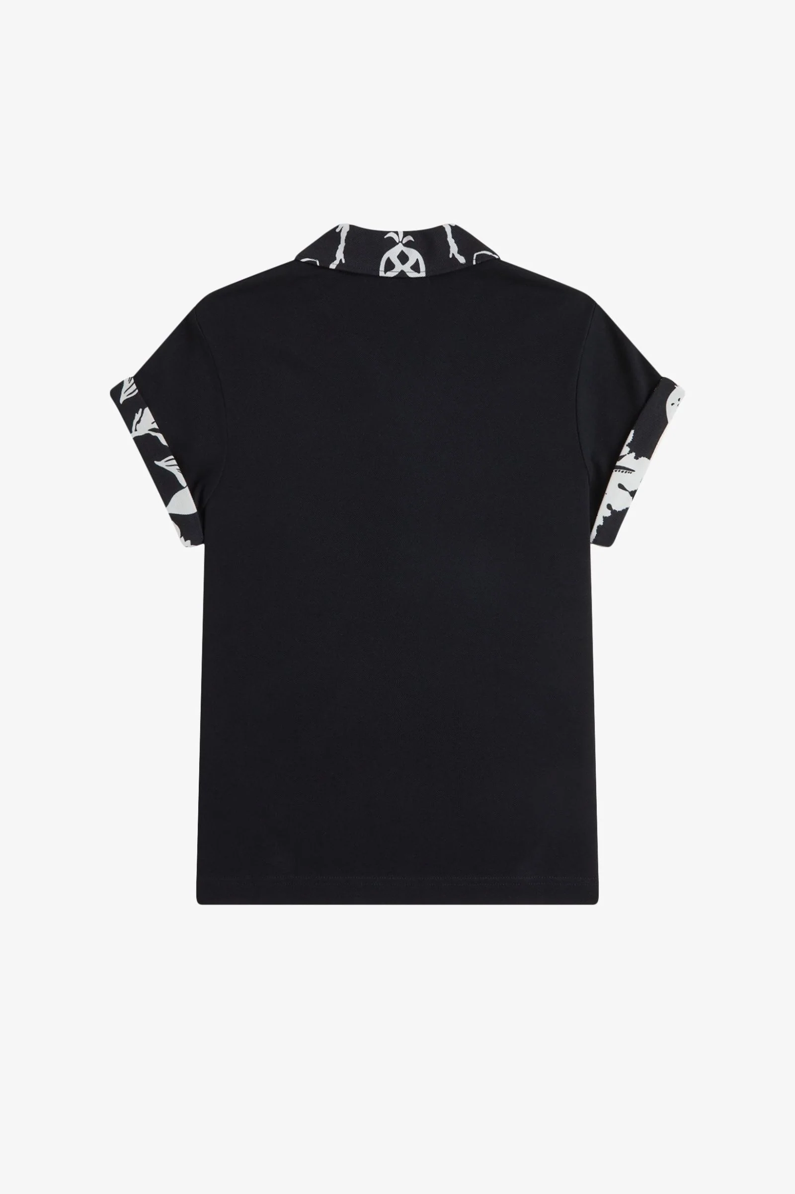 Printed Trim Polo Shirt - Image 3
