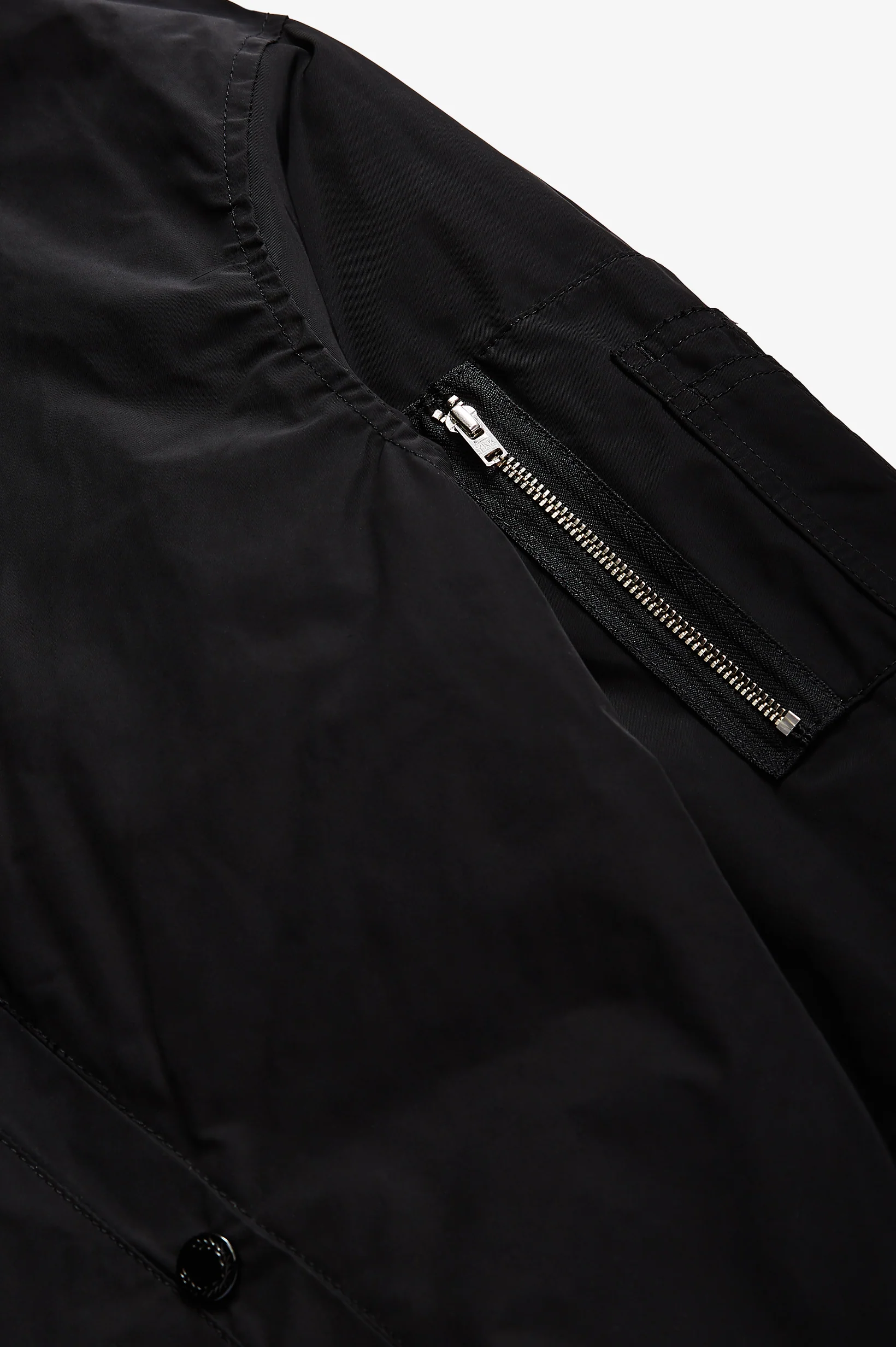 Raf Simons Black Wadded Bomber Jacket - Image 4