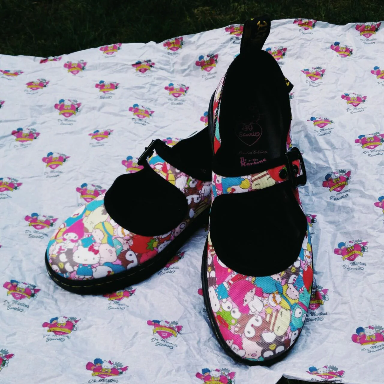 Sanrio Carnaby Multi Print Canvas Mary Jane - Image 3