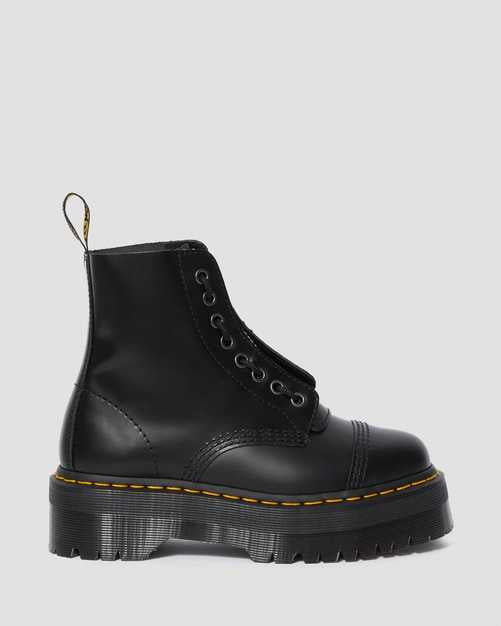 Sinclair Black Polished Smooth Platforms - Image 2