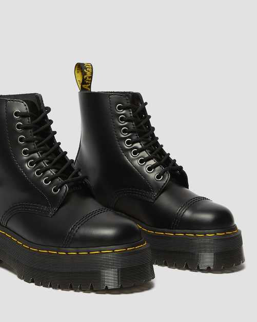 Sinclair Black Polished Smooth Platforms - Image 3