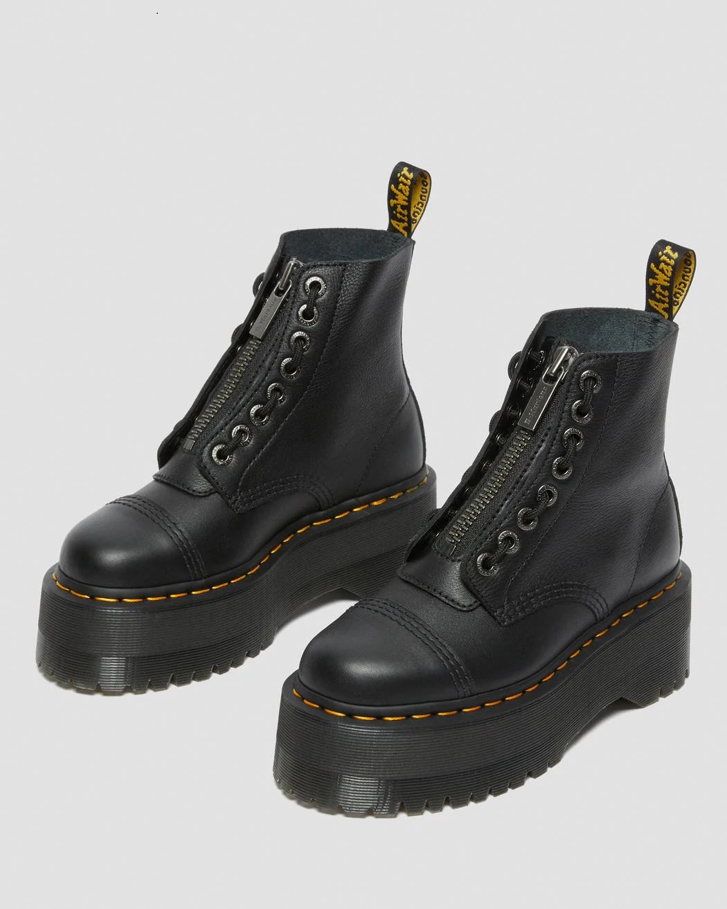 Sinclair Max Pisa Leather Platform Boots - Image 3