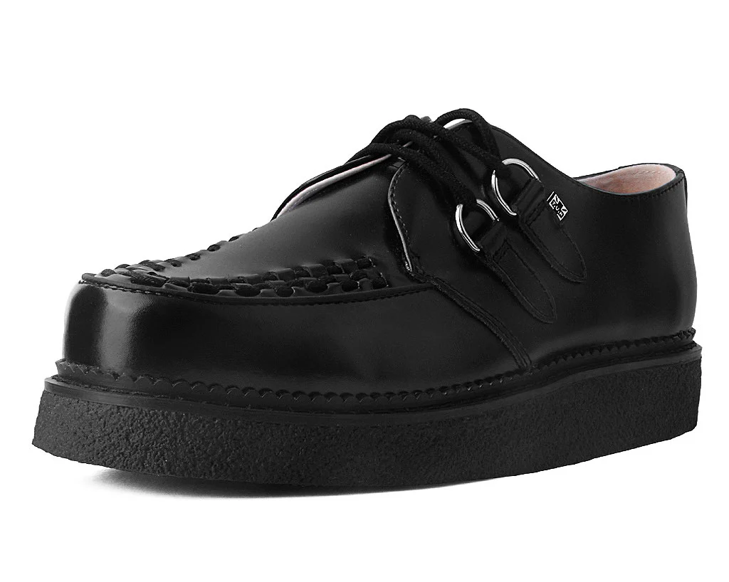 T.U.K Black Leather 1970 Original Creeper