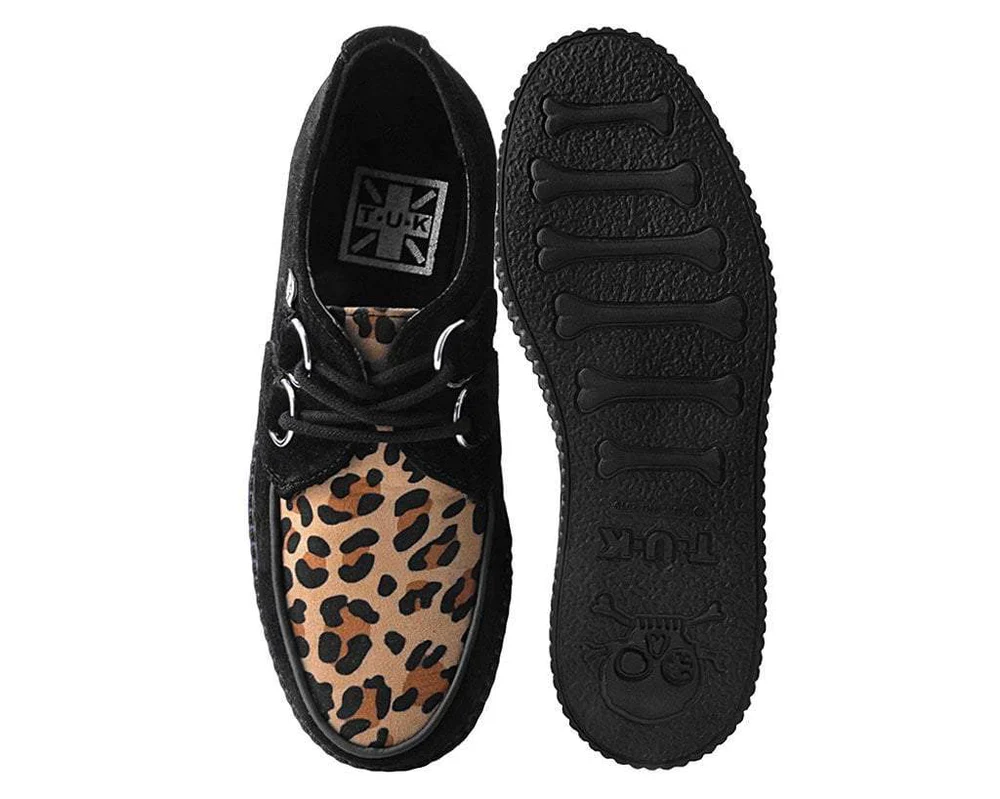 T.U.K Black/Leo Round Viva Ii Low Creeper - Image 2