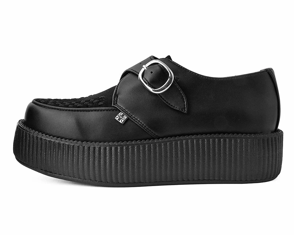 T.U.K Black Mix Monk Buckle Viva Mondo Creeper - Image 3