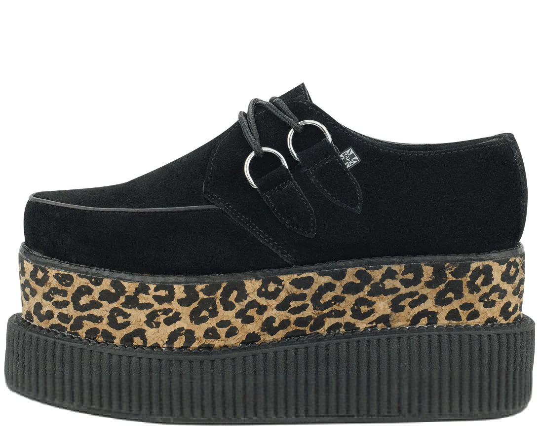 T.U.K Black Suede Leo 3x Sole Viva Mondo Creeper - Image 7