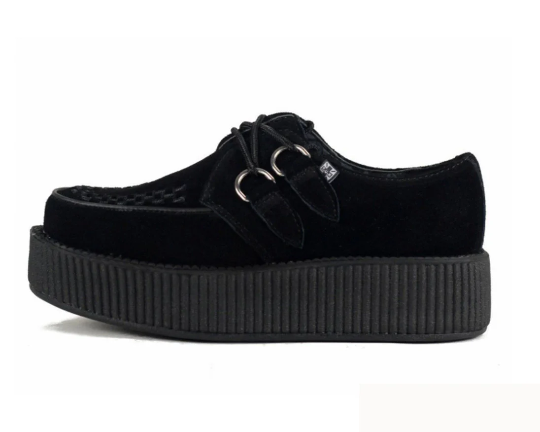 T.U.K Black Suede Viva Mondo Creeper - Image 2