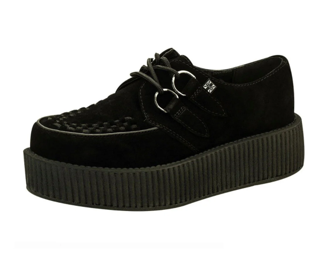 T.U.K Black Suede Viva Mondo Creeper - Image 3