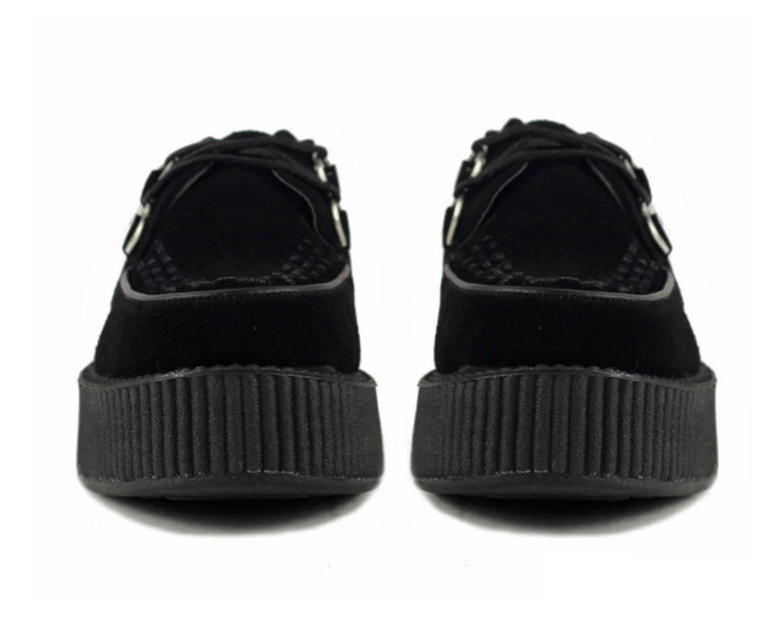 T.U.K Black Suede Viva Mondo Creeper - Image 4