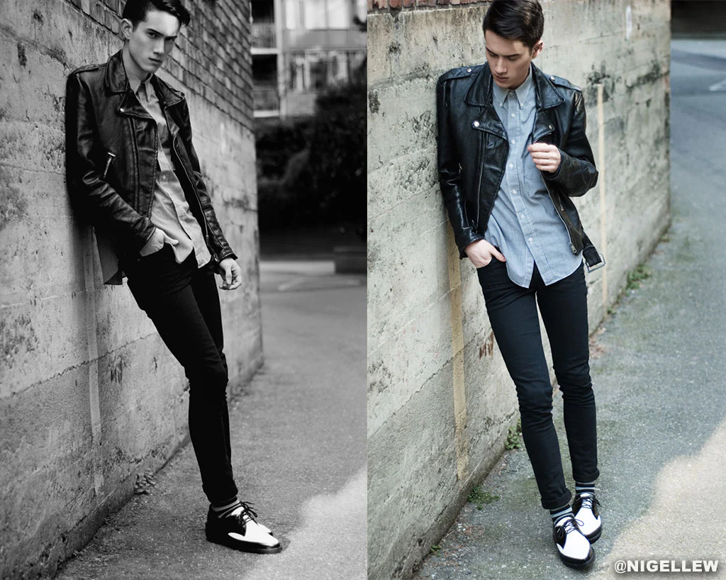 T.U.K Black/White Punch Jam Shoe - Image 6