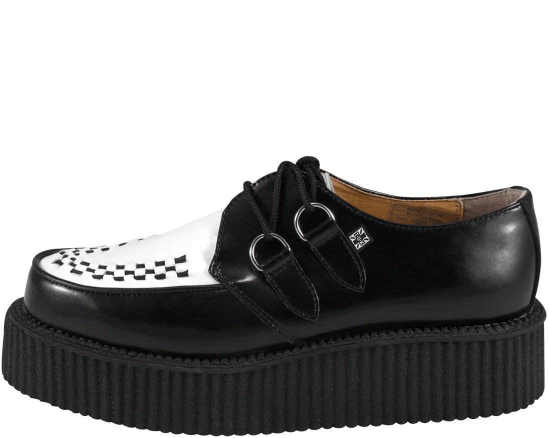 T.U.K Black/ White Rude Boy Viva Mondo Creeper - Image 2